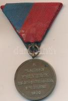 1938. "Felvidéki Emlékérem - II. Rákóczi Ferenc" Br emlékérem eredeti mellszalaggal T:2
Hu...