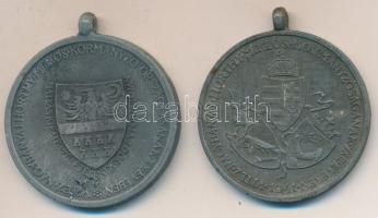 1940. "Erdélyi Emlékérem" cink emlékérem mellszalag nélkül + 1941. "Délvidéki Emlékér...