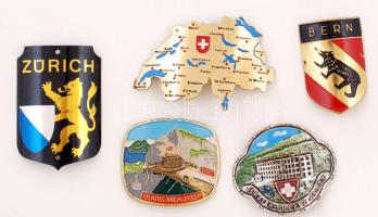 5 db különféle svájci botjelvény