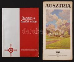 1929-1934 Ausztria 2 db turistafüzet, sok képpel és magyar leírással