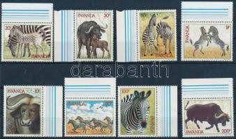Zebras and buffaloes margin set, Zebrák és bivalyok ívszéli sor