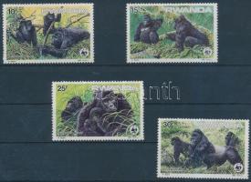 1985 WWF Gorillák sor Mi 1292-1295