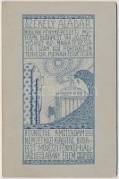 cca 1900 Házaspár, keményhátú fotó budapesti műteremből (Székely Aladár), 10×15 cm