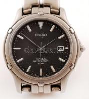 Seiko quartz vízálló fém férfi karóra, működőképes, jó állapotban