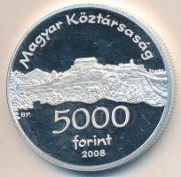 2008. 5000Ft Ag "Siklósi vár" T:PP ujjlenyomat, felületi karc Adamo EM218