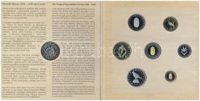 2008. 1Ft-100Ft 7klf db + Mátyás denár Ag fantáziaverete "Reneszánsz emlékév" dísztokos sz...