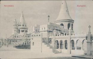 Századfordulós magyar képeslap tétel - 9 db érdekes városkép (egy Királyháza lap híján mind Budapest...