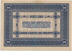 Olaszország/Velence/osztrák-magyar megszállás 1918. 10L T:II
Italy/Venice/Austrian-Hungarian occupat...