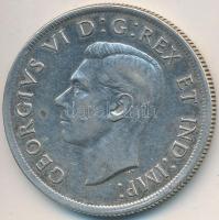 Kanada 1937. 1$ Ag "VI. György" T:2- Canada 1937. 1 Dollar Ag "George VI" C:VF