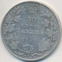 Kanada 1919. 50c Ag "V. György" T:3 ph.
Canada 1919. 50 Cents Ag "George V" C:F ...