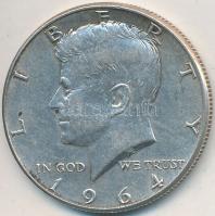 Amerikai Egyesült Államok 1964. 1/2$ Ag "Kennedy" T:2 USA 1964. 1/2 Dollar Ag "Kennedy" C:VF Krause KM#202