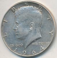 Amerikai Egyesült Államok 1964. 1/2$ Ag "Kennedy" T:2 USA 1964. 1/2 Dollar Ag "Kennedy" C:VF Krause KM#202