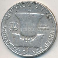 Amerikai Egyesült Államok 1960D 1/2$ Ag "Franklin" T:2-
USA 1960D 1/2 Dollar Ag "Fran...