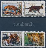 1998 WWF leopárd 2 pár + 4 FDC Mi 4085-4088