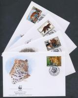 WWF leopárd 2 pár + 4 FDC WWF leopard 2 pairs + 4 FDC