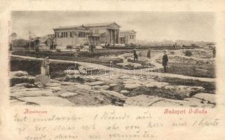 Budapest III. Aquincum, Divald (ragasztott hátoldal / glued Back side)