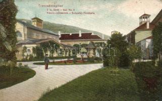 Trencsénteplic, 2. sz. fürdő, kénvíz ivócsarnok, Wertheim Zsigmond kiadása / spa, sulfur water drinking hall (EK)