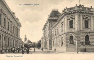 Szatmár, Szatmárnémeti; Törvényszéki palota / palace of Justice (wet damage)