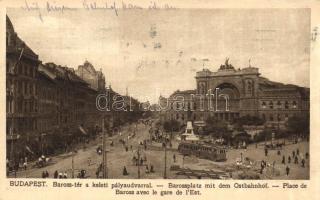 Budapest VII. Keleti Pályaudvar, Baross-tér, villamos