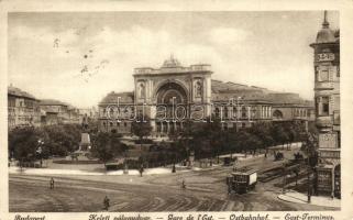 Budapest VII. Keleti Pályaudvar, villamos