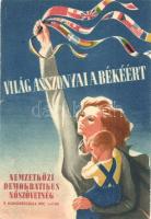 Nemzetközi Demokratikus Nőszövetség II. Kongresszusa, Világ asszonyai a békéért / Women&#039;s International Democratic Federation Congress So. Stpl (EK)