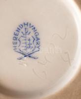 Herendi Viktória mintás oroszlánkarmos váza, kézzel festett, jelzett, hibátlan, m:12,5 cm, d:14 cm/ ...