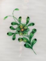 Herendi Apponyi mintás kaspó,kézzel festett, jelzett, hibátlan, m:10cm, d:14cm