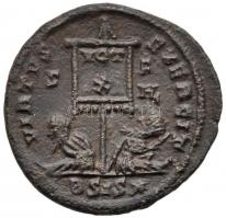 Római Birodalom / Siscia / Crispus 320. Follis Cu (2,92g) T:2,2-
Roman Empire / Siscia / Crispus 320...