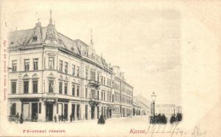 Kassa, Fő utca, gyógyszertár / Main street, pharmacy