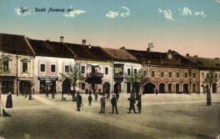 Igló, Deák Ferenc sor, Ferencz D. Könyvnyomdai Műintézet / street, Book Printing (EB)