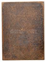 Solymári Valkó László (1909-1984) 1954. "Dózsa György" Br plakett (66,5x90,5mm) T:2
Hungar...