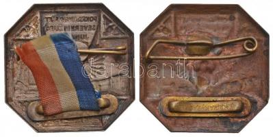 Jugoszlávia 1935. "Szabadka 1935 Június" ezüstözött Br és Br jelvény (2xklf), a Br hátolda...