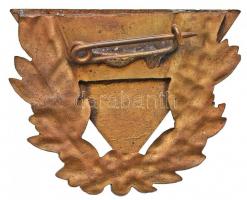 ~1930-1940. "MÁVAG (Magyar Királyi Állami Vas-, Acél- és Gépgyárak)" aranyozott, zománcozo...