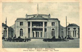 Kolozsvár, Magyar színház / Hungarian theatre, vissza So. Stpl (EB)