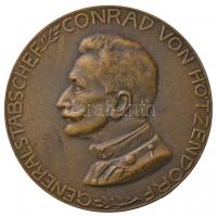 Osztrák-Magyar Monarchia 1914-1915. Conrad von Hötzendorf vezérkari főnök / 30,5cm Mozsárágyú 1914-1915 kétoldalas Br emlékérem. Szign.: TH STUNDL (50,5mm) T:2 Austro-Hungarian Monarchy 1914-1915. Conrad von Hötzendorf Generalstabschef / 30,5cm Motor-mörser 1914-1915 Br two-sided commemorative medal. Sign.: TH STUNDL (50,5mm) C:XF