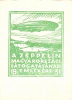 1931 A Zeppelin Magyarországi Látogatásának emlékére (Rb)