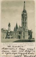 1899 Budapest Mátyás-templom Litho (EB)