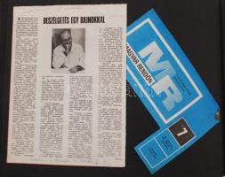 Pál Emil úttörő vezető, a Medvei utcai pedagógus elismert tanárának évtizedeken keresztül összegyűjt...