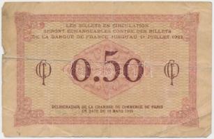 Franciaország 1920. 50c "Kereskedelmi Kamara Párizs" T:III
France 1920. 50 Cents "Cha...
