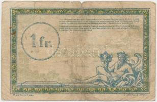 Franciaország 1923. 1Fr "Megszállt Területek Vasúti Igazgatása" T:III,III-
France 1923. 1 ...