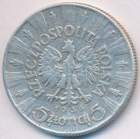 Lengyelország 1936. 5Zl Ag "Jozef Pilsudski" T:2-
Poland 1936. 5 Zlotych Ag "Jozef Pi...
