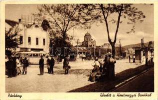 Párkány, Hontmegyei Bank / bank (wet corner)