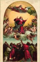 La Vergine assunta in cielo, litho s: Tiziano