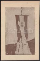 1939 a Magyar Szövetség Ereklyés Országzászló Nagybizottsága pártoló tagsági jegye, hátoldalán az er...