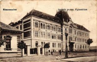 Rimaszombat, Protestáns főgimnázium / Protestant Gymnasium (small tear)