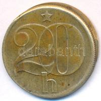 Csehszlovákia 1976. 20h sárgaréz, verethibás T:2-  Czechoslovakia 1976. 20 Haleru Brass striking error C:VF