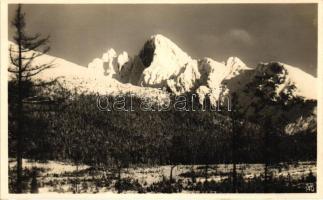 Tátra, Lomnici csúcs / peak, photo