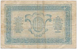 Franciaország ~1917. 50c "Katonai kincstárjegy", "N" T:III
France ~1917. 50 Cent...