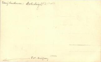 Ótátrafüred, télen, szánkózás / winter, bobsleigh, photo Hunfalvy