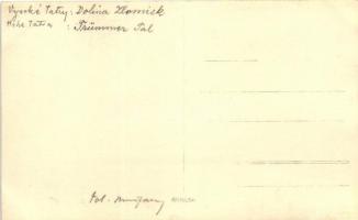 Tátra, Dolina Zlomisk, Photo Hunfalvy